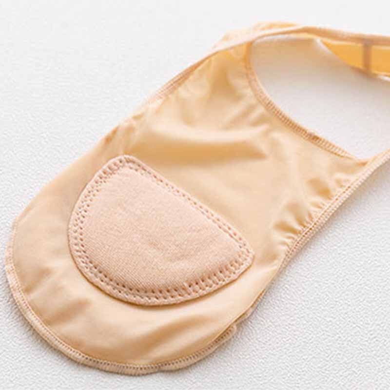 Calcetines invisibles de barco para mujer, medias antideslizantes de silicona para zapatos de tacón alto, medias finas de media palma, 1 par