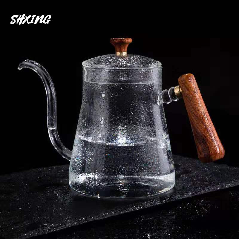 Coffee Three-piece Set with Coffee Paper Coffee Thread Coffee Sharing Pot, Reusable Glass Pot Coffee Pot Set V60 Coffee Set