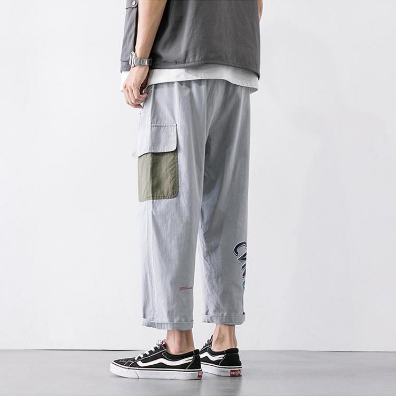 männer Hosen männer Streetwear Hosen Knöchel Länge Atmungs Casual Hosen Outdoor Jogger Hose Sommer Casual Männer Kleidung