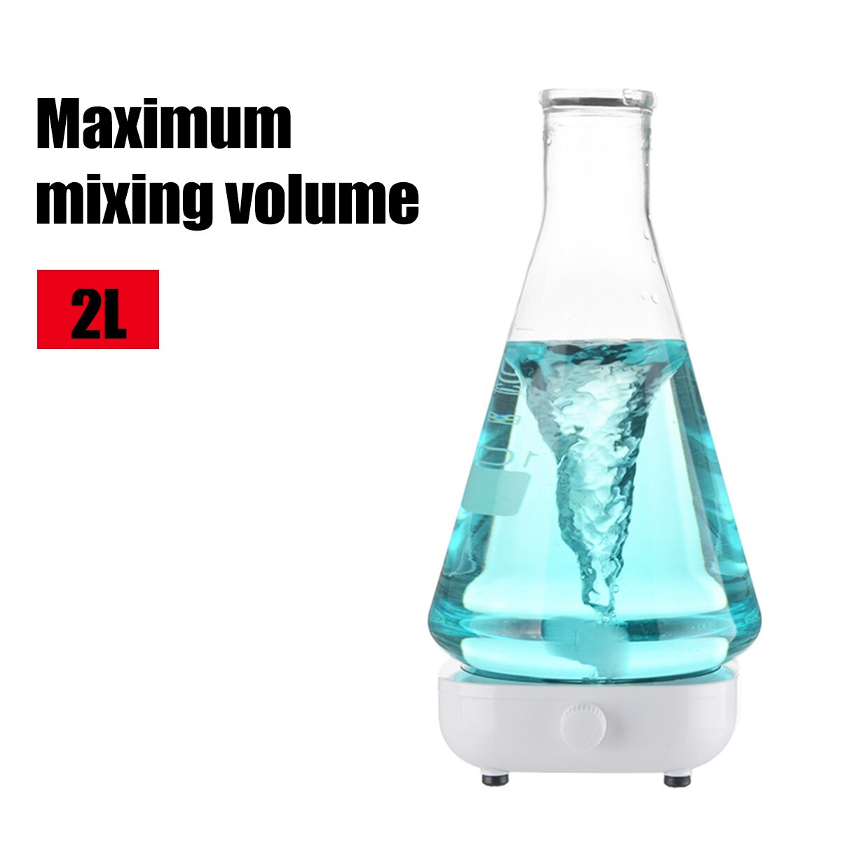 2000ML 4000RPM Magnetic Stirrer Mixer Agitator Laboratory Miniature Speed Magnetic Stirrer Mini Mixer Educational Equipment