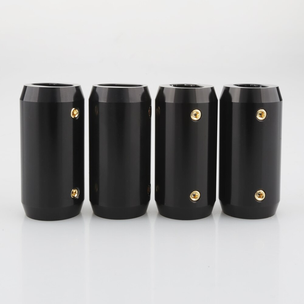 4X Audiocrast AY01B Hosen Stiefel Y Splitter 1 zu 2 bi-draht Splitter Audio- DIY Draht Stecker Schwarz Lautsprecher kabel Draht Hosen Stiefel