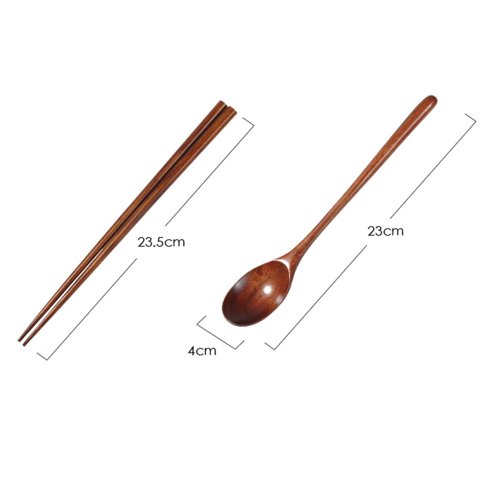 Chinese Chopsticks Portable Wooden Cutlery Sets Wooden Chopsticks And Spoons Travel Suit