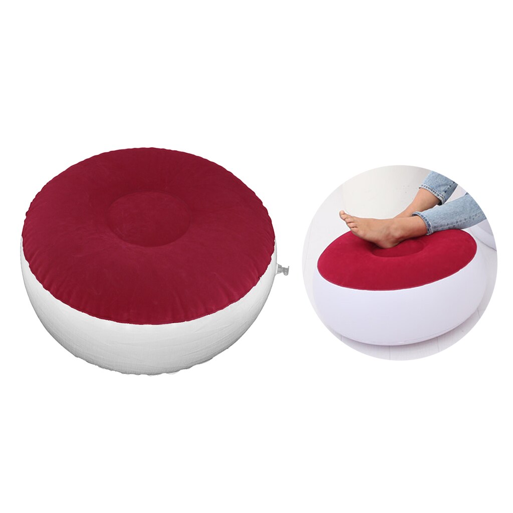Aufblasbare Hocker Tragbare Freizeit Luft Stuhl Sitz Hocker für Camping Wandern