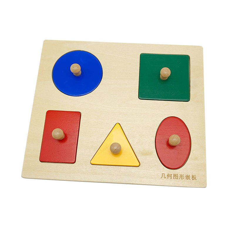 JaheerToy Baby Math Montessori Educational Toys for Children Color Classification Wooden Kids Boys