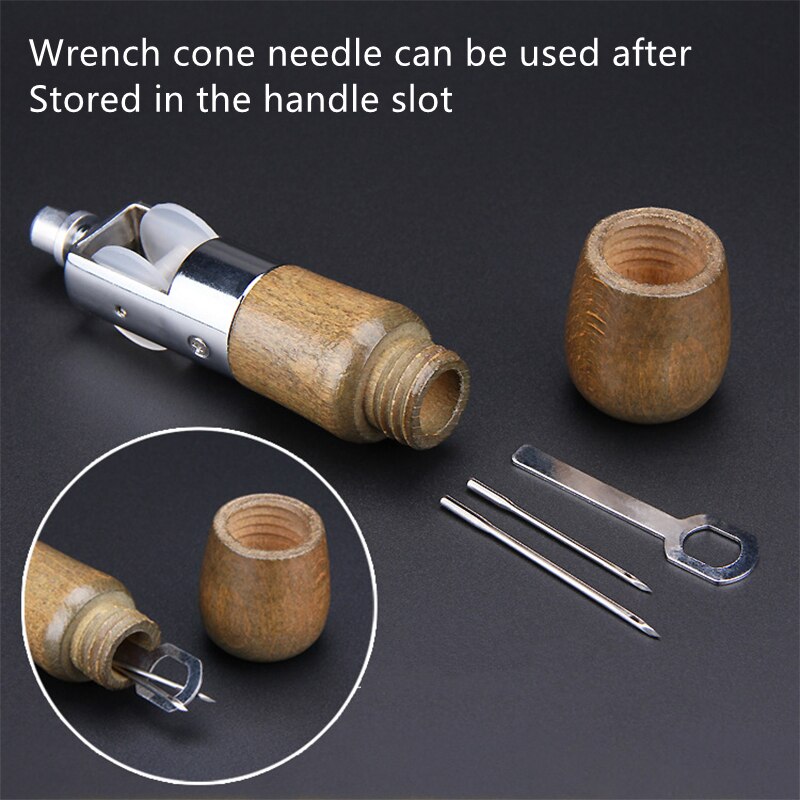 Leather Sewing Awl Thread Kit Manual Sewing Machine Speedy Stitcher Leather Craft Stitching Shoemaker Canvas Repair Tool