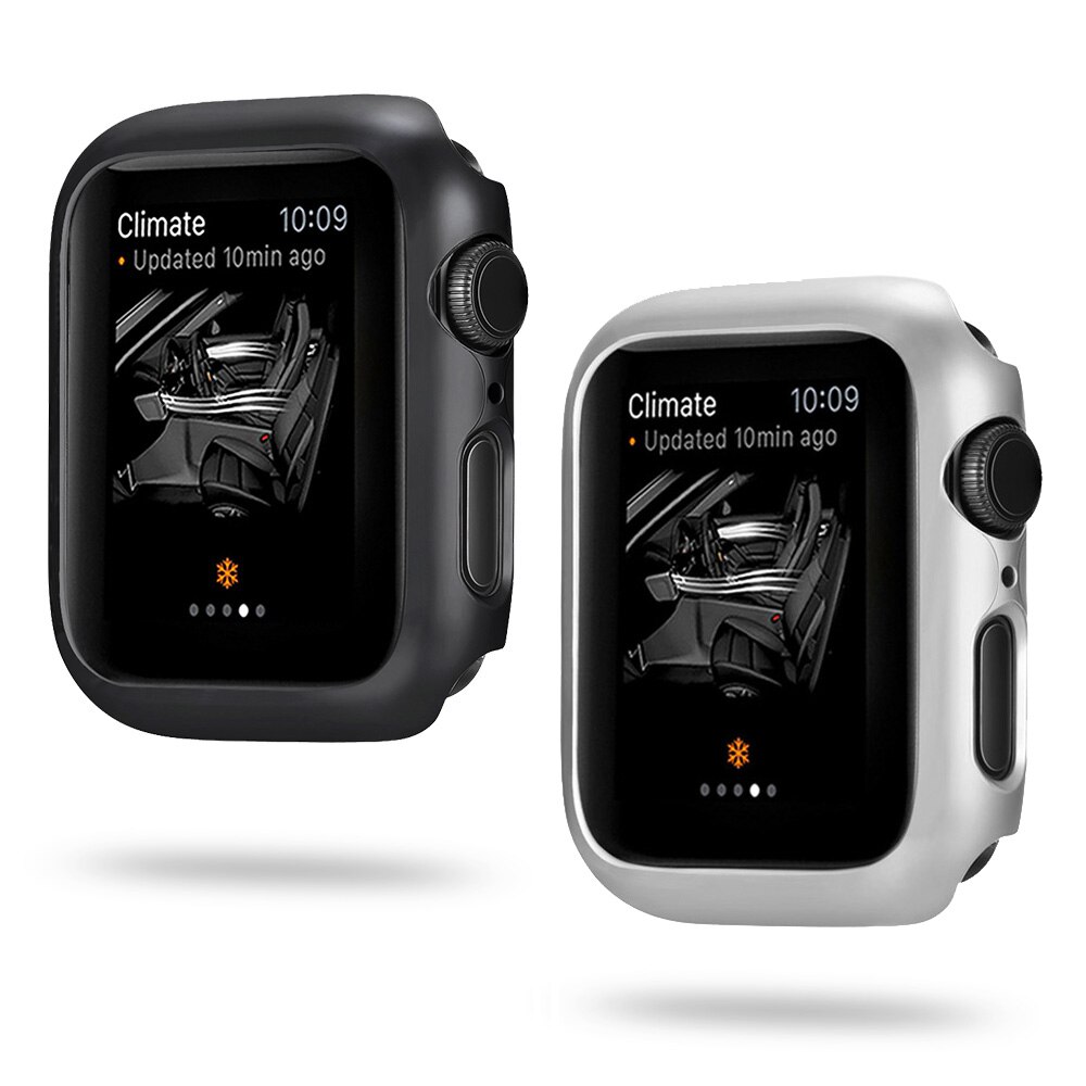 Coque de protection PC pour Apple Watch, pour Apple Watch série 6 5 4 3 2 38mm 42mm 40mm 44mm, protection antichoc pour iwatch 6 4 3, couvercle de cadre