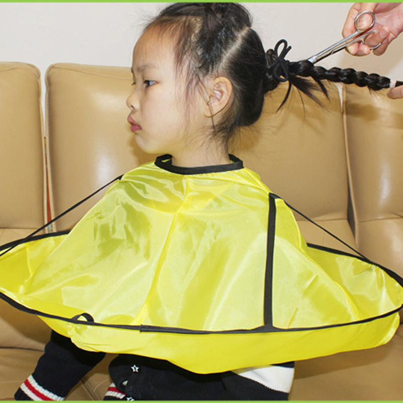 1Pc Kids Kapper Schorten Salon Polyester Waterdicht Kapper Kinderen Baby Baby Haar Knippen Cape Bloem Gown Kapper Schorten