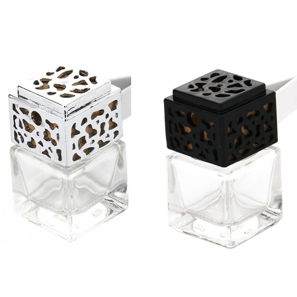 5ml glazen hervulbare lege flessen autofavorieten diffuser geuren oliën geurverstuiver luchtverfrisser accessoires set: 2 stuks - c