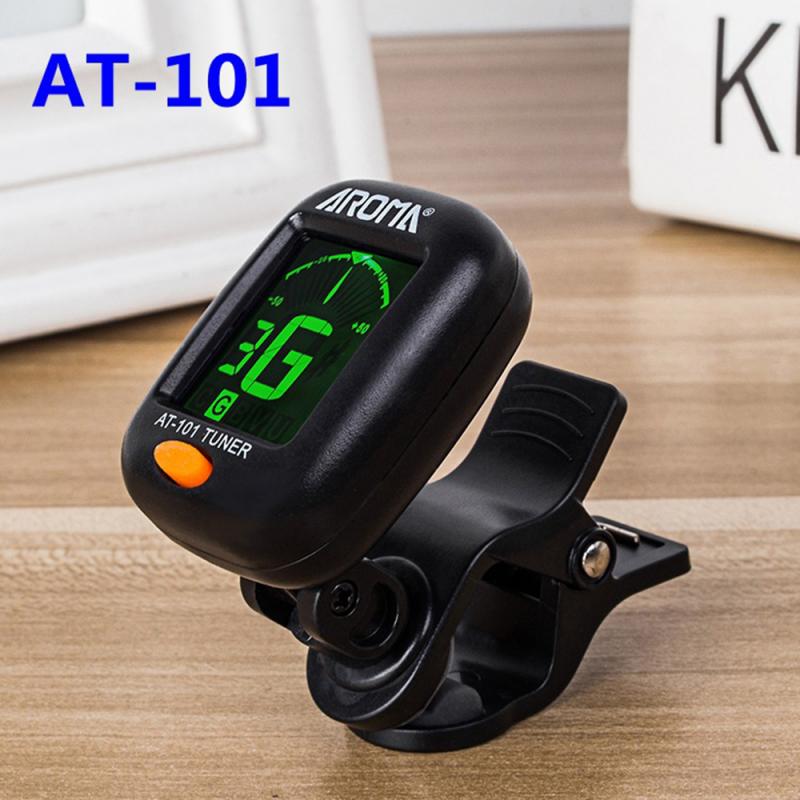 Digital Clip-on Electric Tuner Guitar Bass Ukulele Violin Tuner LCDScreen Rotatable Accurate Universal Tuning Guitar Accessories: Default Title