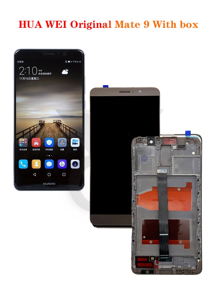 Für HUAWEI Kamerad 9 LCD Anzeige Touchscreen Digitizer Für Huawei Kamerad 9 LCD Mit Rahmen Kamerad9 MHA-L09 MHA-L29 Bildschirm Ersatz