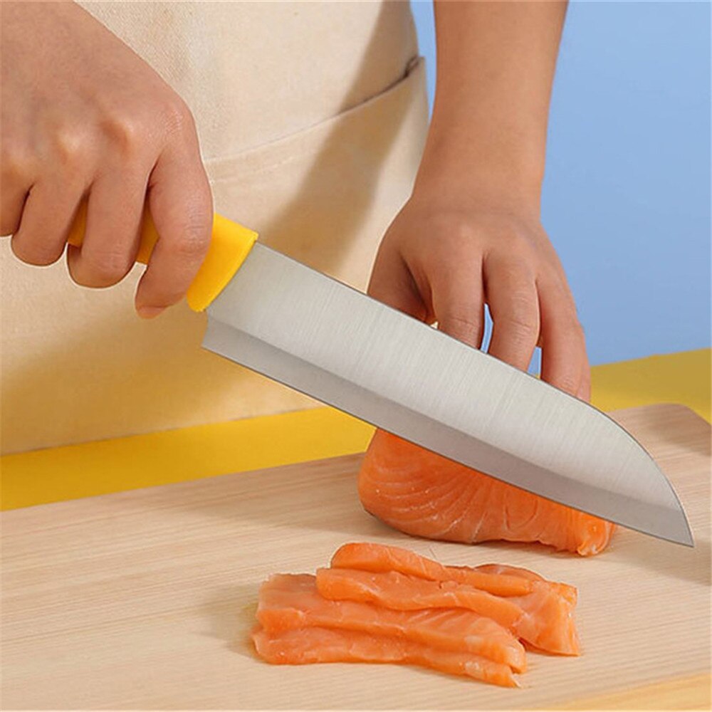 stainless steel kitchen Knife Chef fruits vegetable Exquisite Multi-purpose cleaver durable scissors Slicing Scraper set
