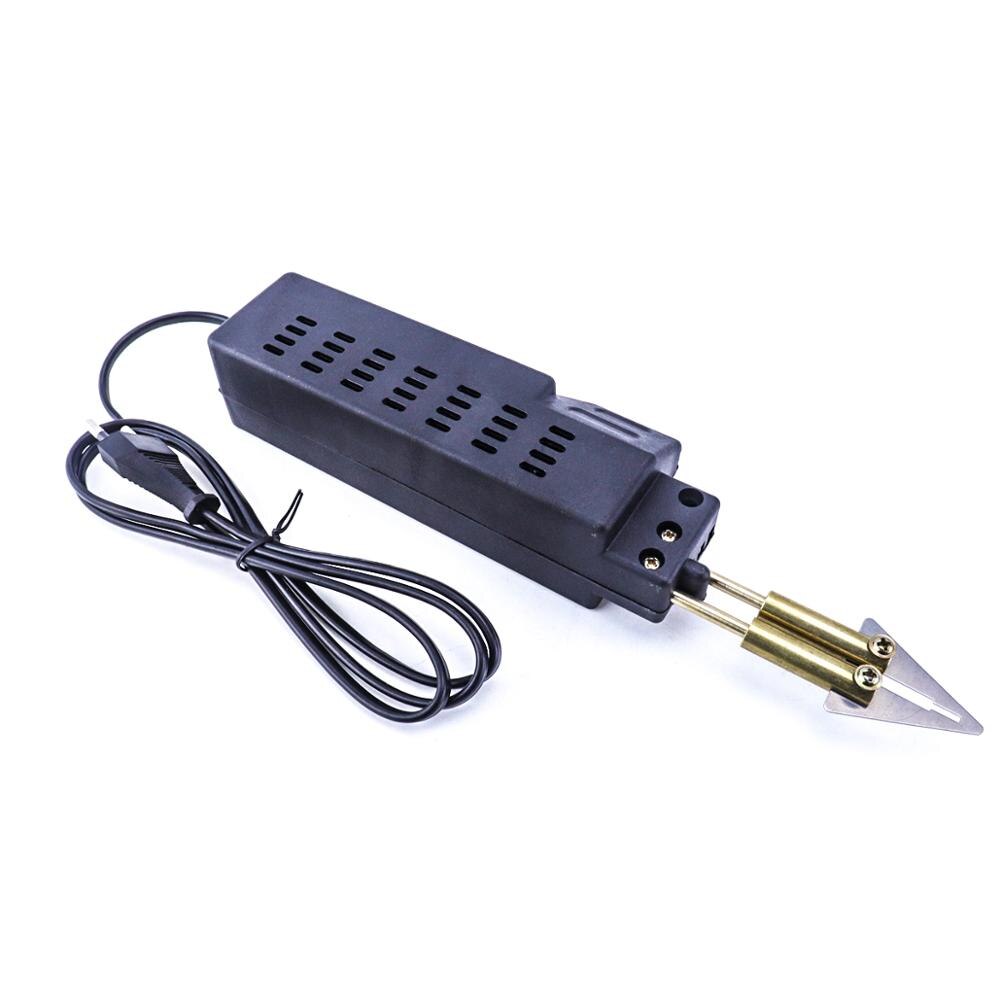 Bil kofanger reparationssæt plast svejsebrænder 210v-240v eu plug fairing auto body tool stapler