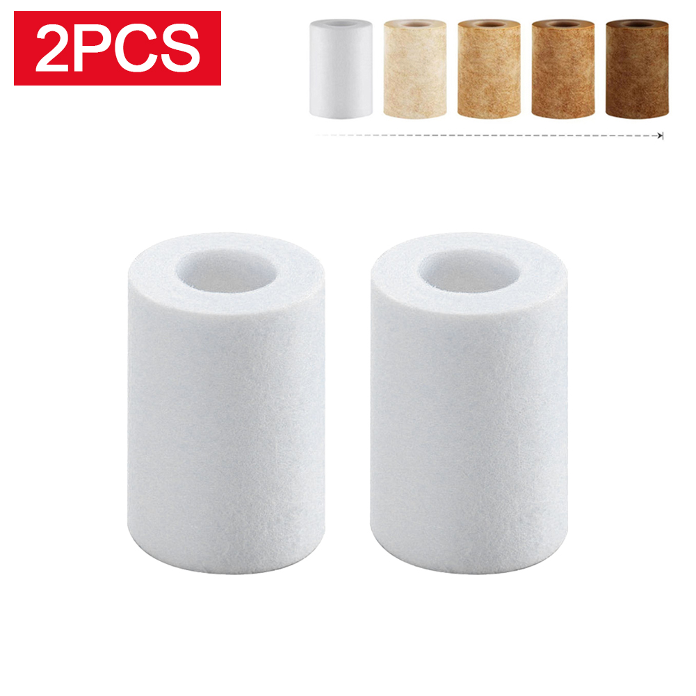 2-100pcs Universal Faucet Filters PP Cottons Water Outlet Purifier For Kitchen Bathroom Shower Filter PP Cotton Faucet Accessory: WHITE