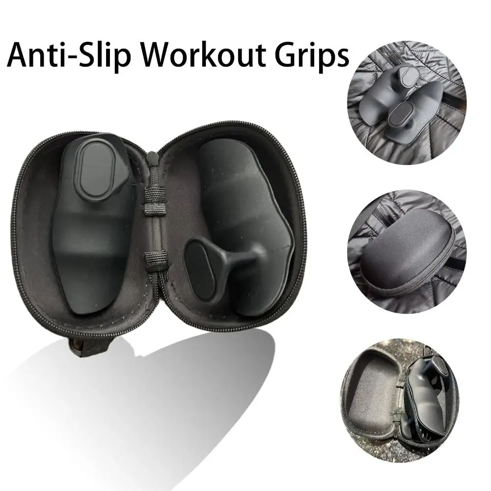 Empuñaduras de gimnasio, agarre antideslizante, guante de levantamiento de pesas, entrenador de dedos portátil, empuñaduras de entrenamiento cómodas para ejercicio de levantamiento de mancuernas