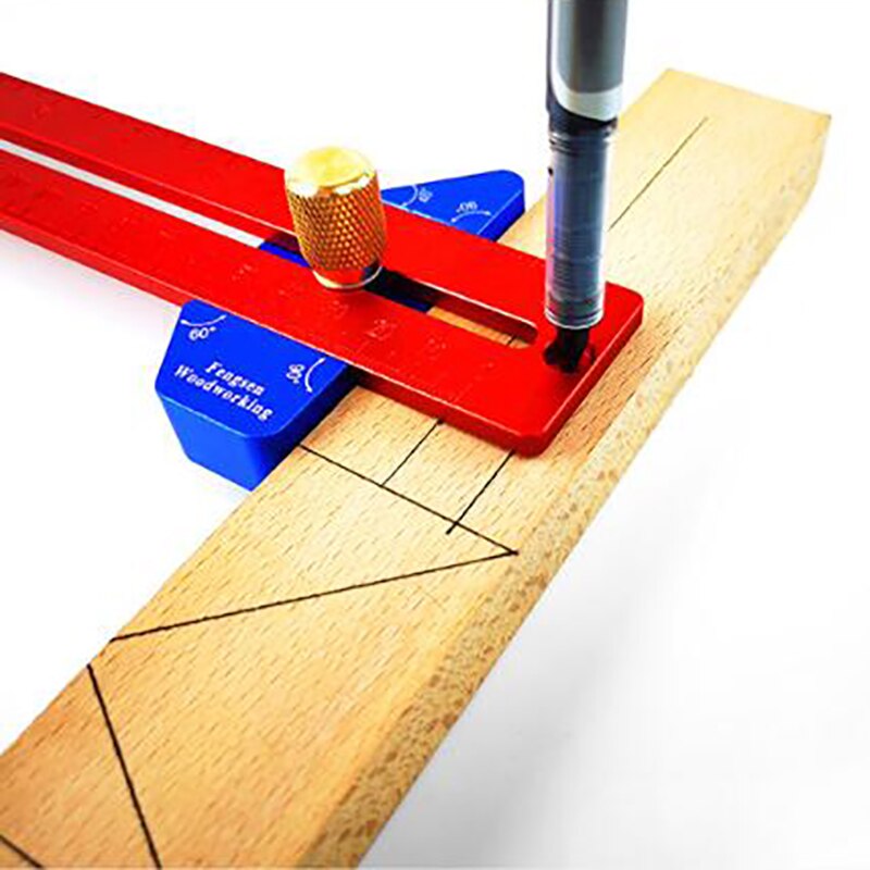 Holzbearbeitung 45/90 Grad Winkel Glasritzrades Herrscher See Herrscher T-Förmigen Kennzeichnung Herrscher Sauerei Lineal Holzbearbeitung Werkzeug 300mm