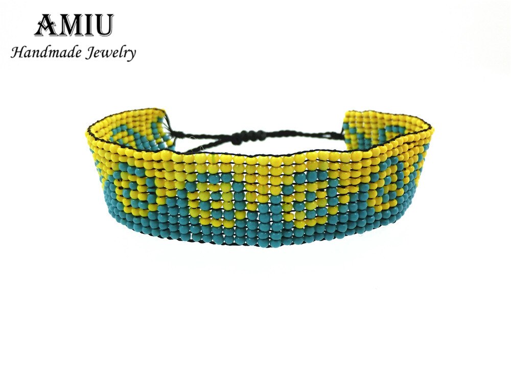 UGA-AMIU Artesanal Pulseiras Da Amizade Hippy Semente Beads Cruz Pulseira de Corda Artesanal Brasileiro Para Mulheres Homens Dropshipping