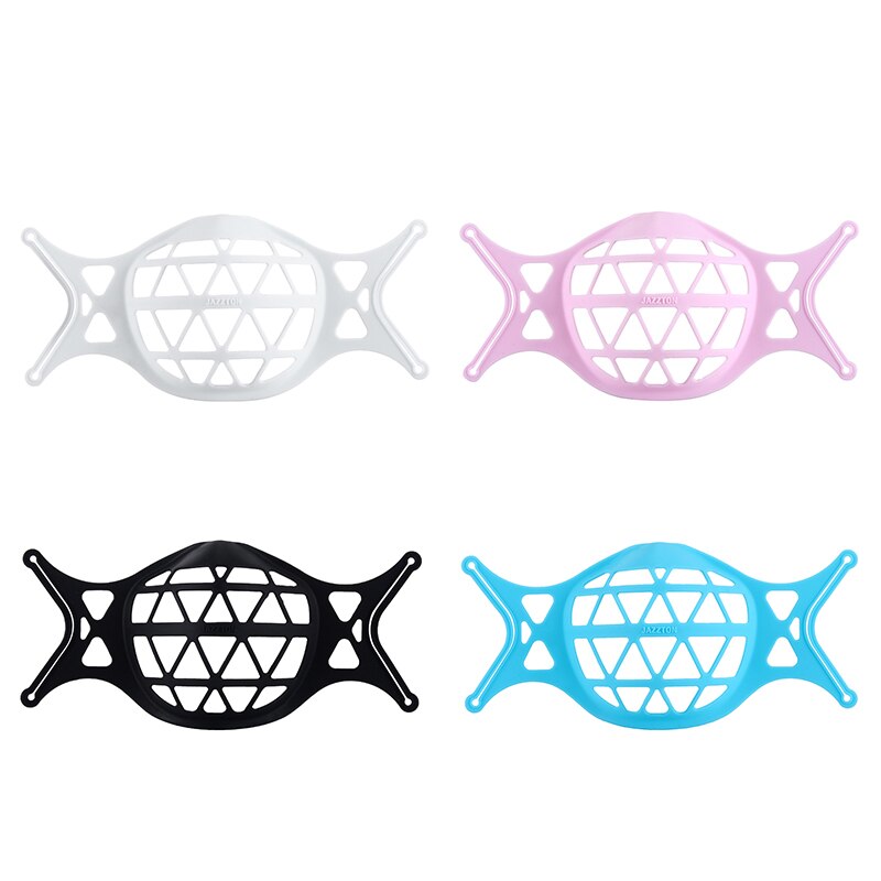 1PC Maske Halfter 3D Silikon Mund Maske Unterstützung Atmen Unterstützen Maske Innere Kissen Halterung Faltbare Maske Halfter Atmungsaktive Ventil