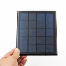 5V 500mA 2.5Watt 2.5W Solar Panel Standard Epoxy Polycrystalline Silicon DIY Battery Power Charge Module Mini Solar Cell toy