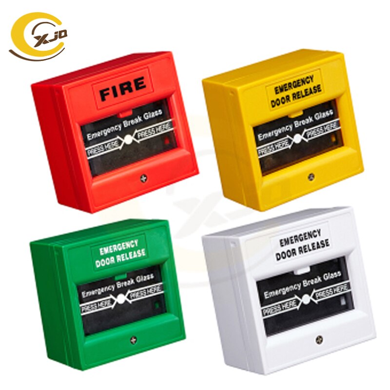 XJQ Emergency Break Glass Door Release Button Broken switch/glass break emergency glass buttons, emergency exit door devices