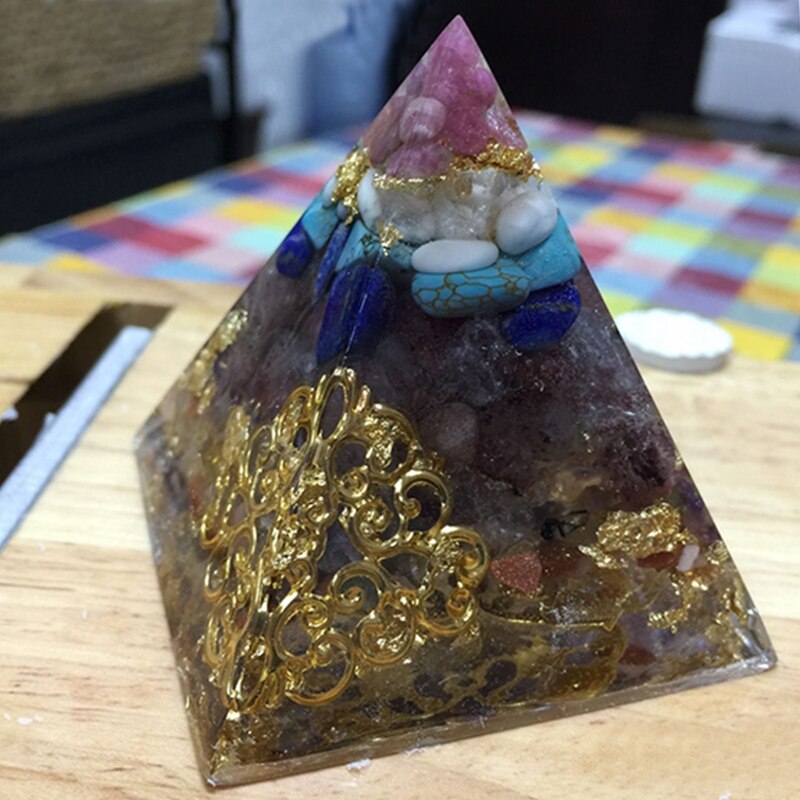 Geometrica Energia Torre Orgonite Modello Pasta Adesivi Piramide di Rame Materiale In Resina Epossidica Per Fare FAI DA TE Muffa del Mestiere Dei Monili A