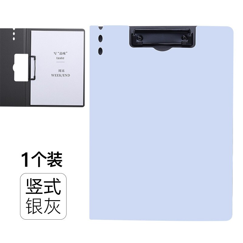 Dossier vertical A4, fournitures de bureau pour entreprises, classeur horizontal, livre de données, test, papier de stockage, clip pad: B2