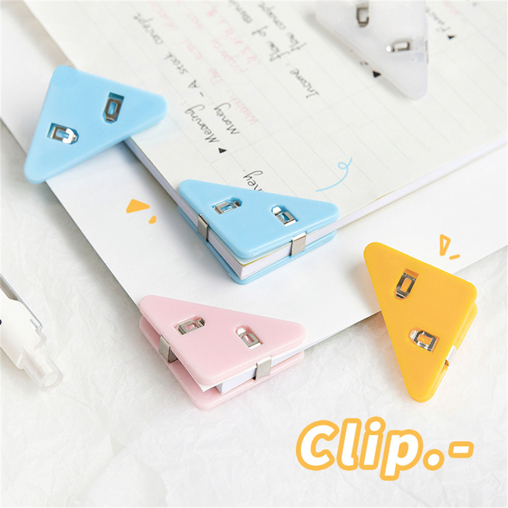 5 stücke Kunststoff Ecke Clip transparent Prüfung Seite Halfter Papier Clip Klemme Datei Index Foto Büro Schule Schreibwaren