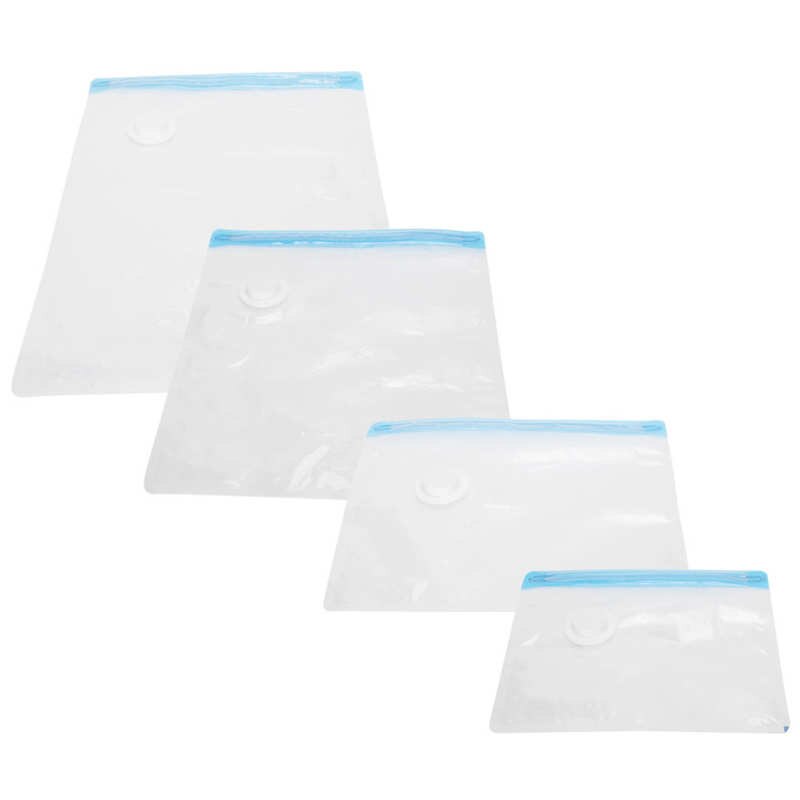 Vacuüm Opbergtas Gecomprimeerde Verzegelde Tas Met 3.5Cm Draad Luchtinlaat 4 Size