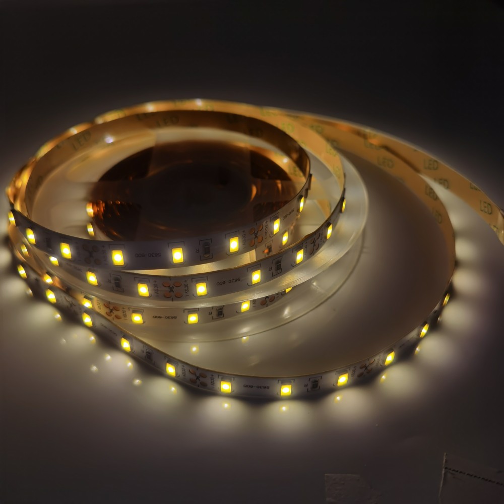 1m 2m 3m 4m 5m DC 12V Flexibele LED Strip licht 5630 SMD ip20 Niet-waterdichte 60/120/180/240/300LEDs Hoge Heldere 10mm LED Tape: Warm White / 4 m