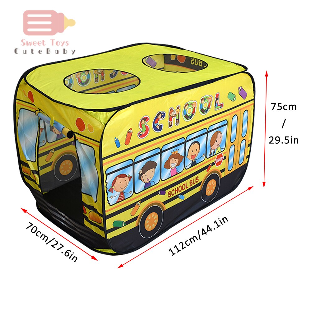 Kinder Kinder Zelt Popup Spielen Zelt Spielzeug Outdoor Faltbare Spielhaus Feuer Lkw Polizei Auto Spiel Haus Bus Zelt Indoor Outdoor spiel