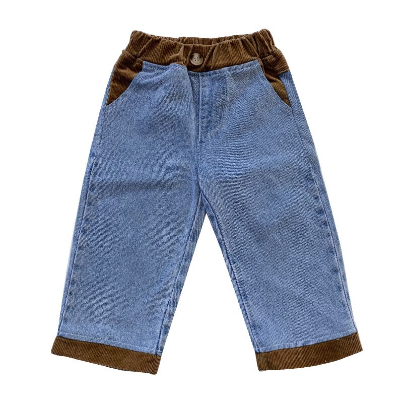 Straight Spring Autumn Jeans Pants Boys Kids Trousers Children Clothing Teenagers Formal Outdoor