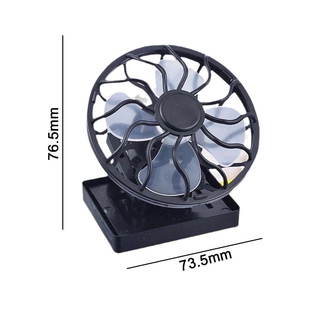 Solar Fan Mini Solar Powered Clip Fan Mountain Climbing Camps,Wilderness Survival,Summer Must-have Hat Cap Cooling
