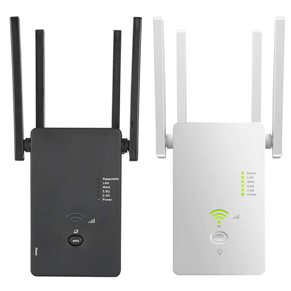5Ghz WiFi Booster Range Extender Router Repeater Wireless AC1200M Internet Booster Range Extender Universal Dual Band For PC