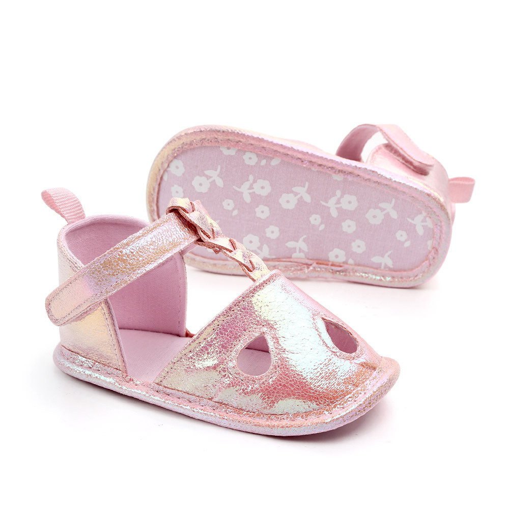 Gradiënt Sandaal Mooie Baby Baby Meisje Zachte Zool Peuter Schoen antislip Sandalen Mocassin Mermaid Kleur Schoenen Voor Verjaardag party: 1 / 3