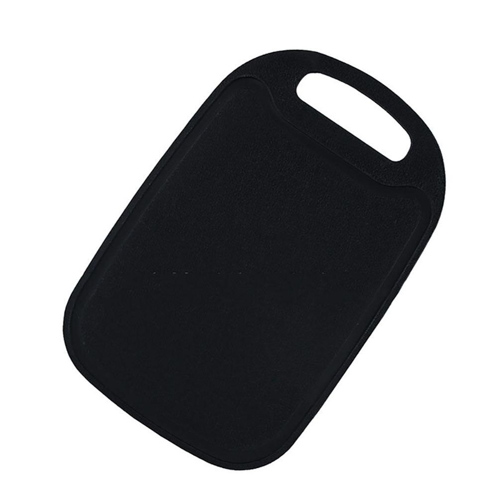 Placa de corte plástico alimentos classificação placas acampamento ao ar livre legumes frutas carnes pão para cortar blocos ferramenta: Preto