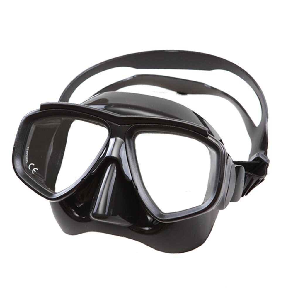 Low profile dive mask black silicone diving mask for adult freediving and spearfishing top watersport equipment snorkel gears