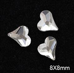 16 Stijl S/L-Steentjes, Speciale Vormige Non Fix Steentjes, 20Pcs Plaksteen, crystal Clear Nail Art Rhinestones: color13
