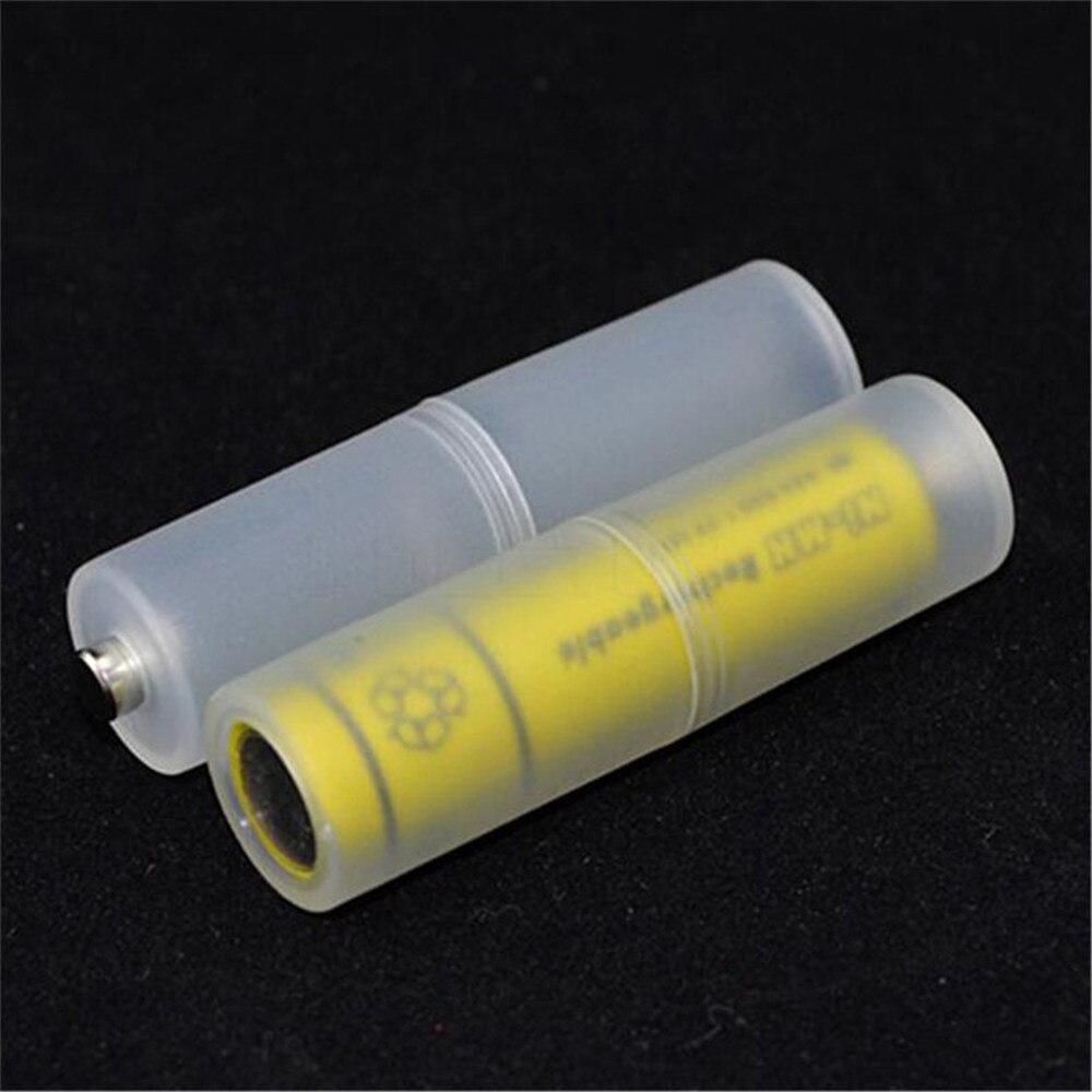 1Pc AAA To AA Size Cell Battery Converter Adapter Adaptor Batteries Holder Plastic Case Switcher PowerBank Case корпус