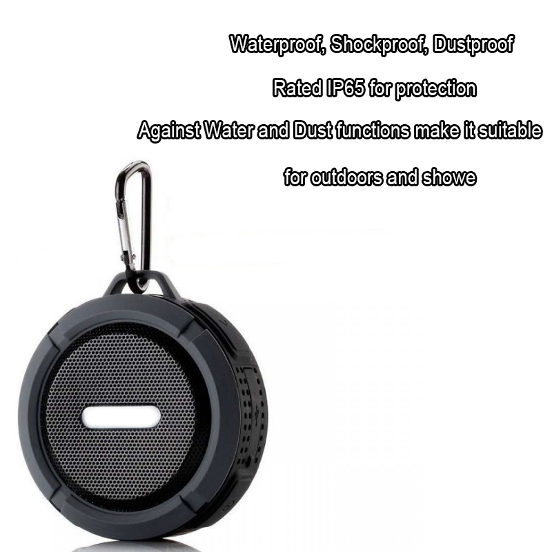 Outdoor Bluetooth Speaker Subwoofer Draagbare Zuignap Speaker Mini Waterdichte Luidspreker Geschikt Voor Outdoor Reizen