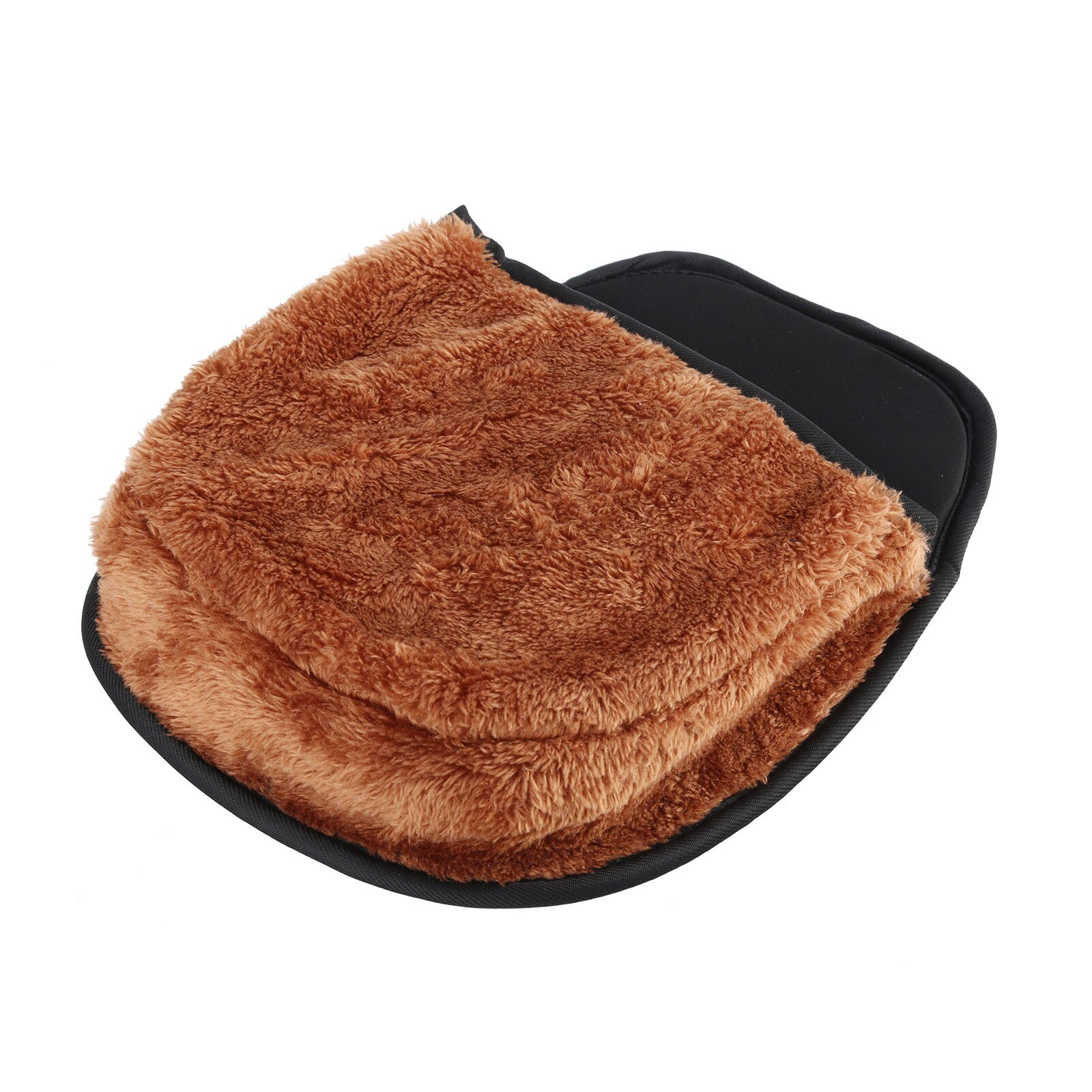 Alfombrilla de ratón calefactable con USB, calentador de manos con muñequera, cálida, marrón para invierno, para jugadores, teclado, PC y portátil