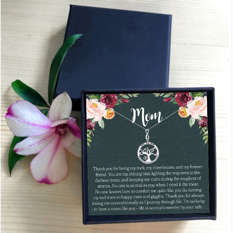 Boom Van Het Leven Vrouwen Ketting Voor Mama Liefde Je Moeder Boom Hanger Ketting Sieraden Ideeën Voor Moeder Verjaardag
