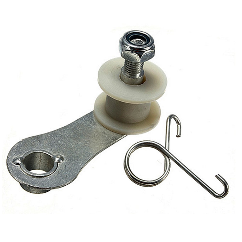 JEAZEA Pulley Chain Tensioner Tension Adjuster Roller Slider Guide Clip Spring Bracket Kit For Scooter Dirt Pit Mini Bike Moto