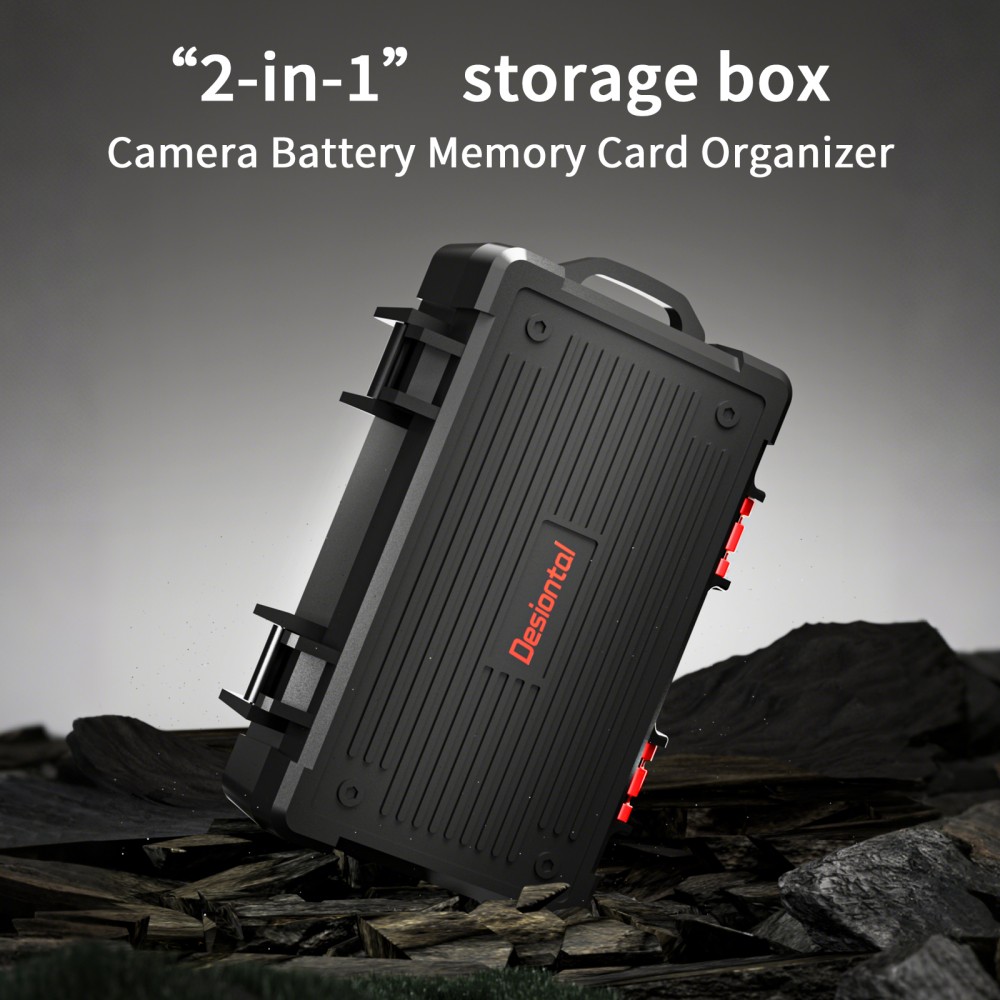 Estuche para tarjeta de memoria 2 en 1, soporte para batería de cámara, caja de almacenamiento Micro Sd, dispositivo para tarjetas Microsd, ordenador, oficina, accesorios de estudio fotográfico