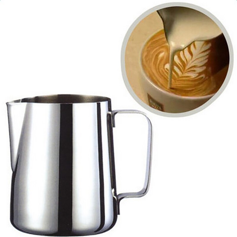 20 oz /600 ml køkken mælkeskummekande espresso kaffekande barista håndværk kaffe latte mælkeskummekande kande