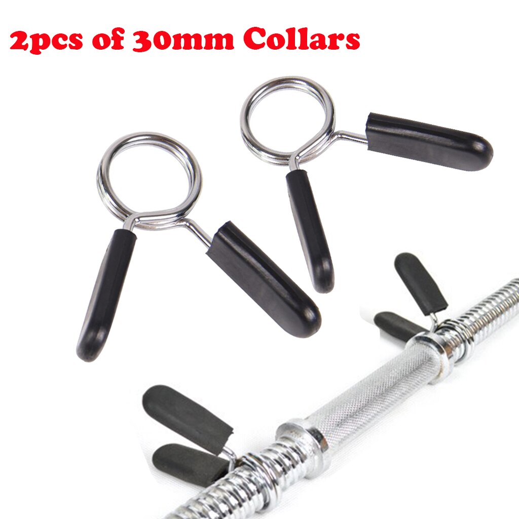 2 stücke Gewicht Riegel Frühling Kragen Clip Hantel Hantel Klemme Bar Gewicht Platte Sperren