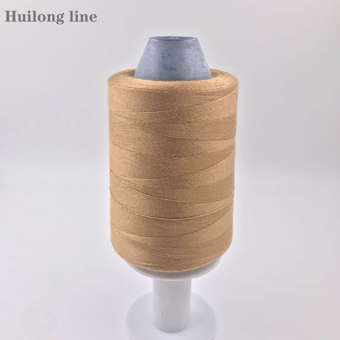 20 S / 3 big sewing thread 4500 yards 100% polyester cotton configuration Sewing thick thread colour thread denim thread: Camel 5838