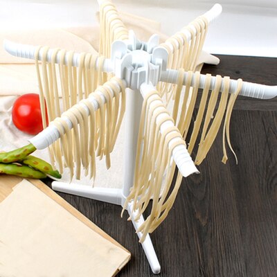 5 / 6- armad torkställning för pasta och spaghetti-pastamaskin med stativ praktisk skärare hushålls nudeltorkhylla köksredskap liten