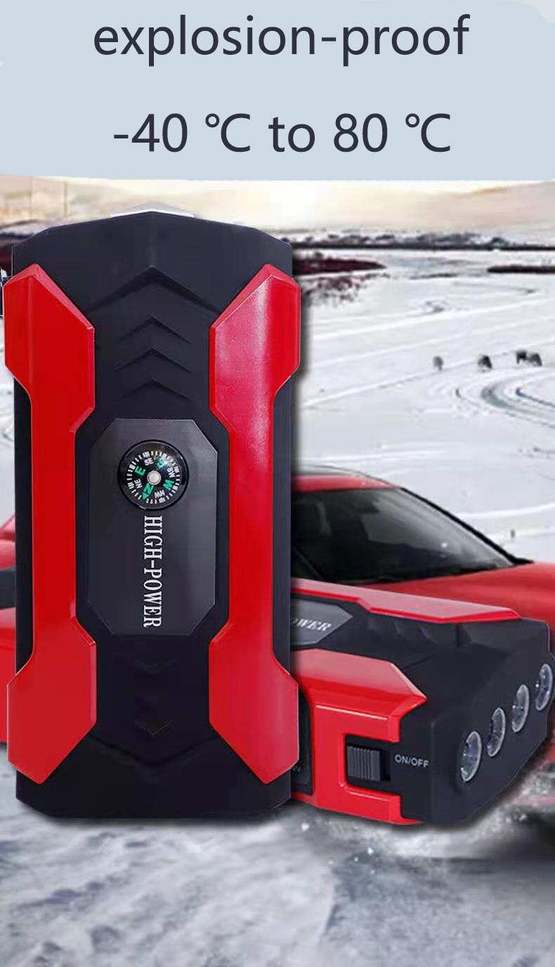 Car Jump Starter Starting Device Battery Power Bank 98000mAh Jumpstarter Auto Buster Emergency Booster Car Charger Jump Start