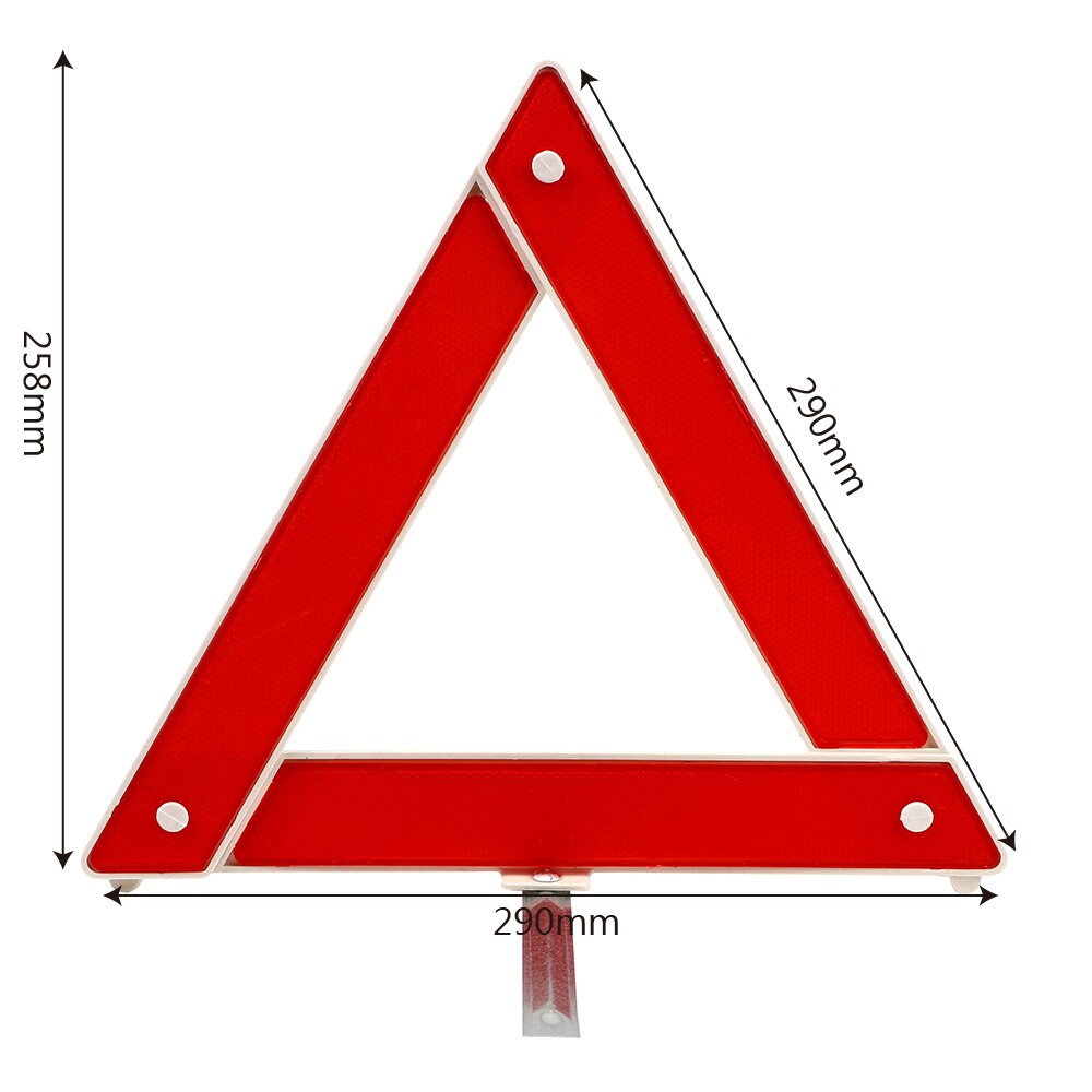 Leepee bil trekant advarselsskilt reflekterende stopskilt tavle automatisk nedbrud advarselstrekant nødfareskilt biler stativ