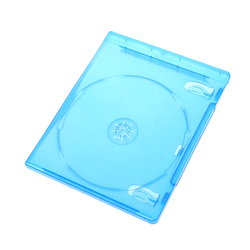 1pc plástico único/duplo/3/4 peças discos cd jogo caso capa engrossado cd dvd disco caixa de armazenamento protetora organizador