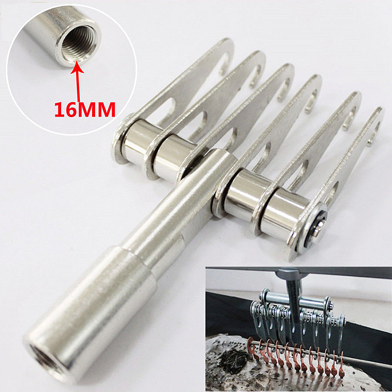 Auto Car Body 6 Finger Dent Repair Puller Claw Hook For Slide Hammer Tool 16mm Thread Car Body Repair Dent Tool
